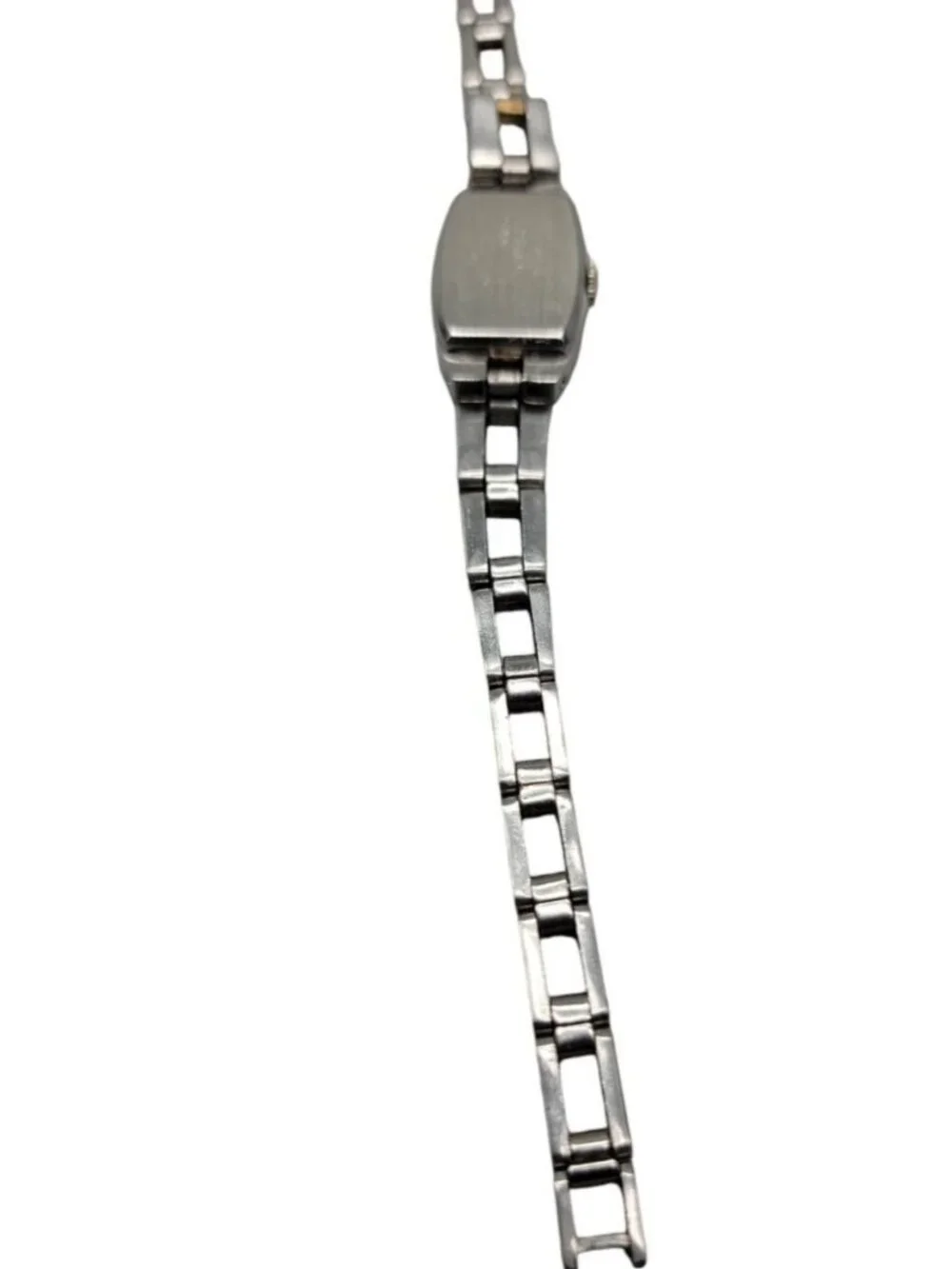Vintage Seiko Mechanical Hand-Wind Ladies Watch Blue Dial Two-Tone Running 6.5
